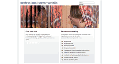Desktop Screenshot of professionalisereninwelzijn.nl